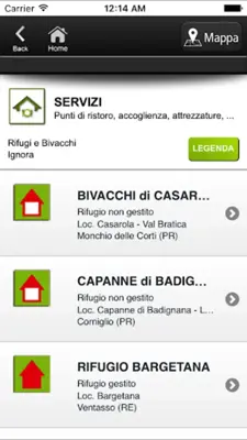 Sentieri Appennino android App screenshot 2